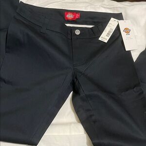 Dickies Girl Navy Boot Cut Khakis NWT